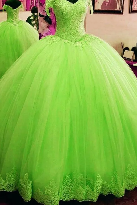 a line long ball gown party dress