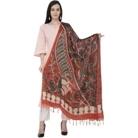 A R Silk Modal Kalamkari Print Dupatta