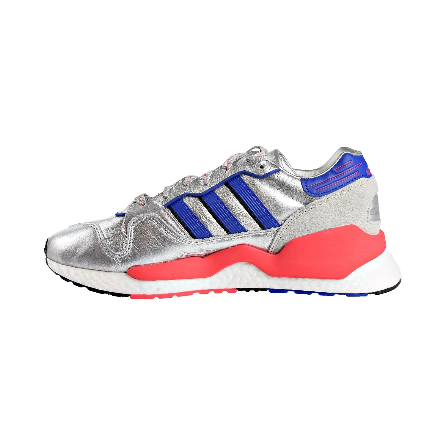 Adidas ZX930 X EQT Mens Shoes Silver Metallic/Power Blue/Shock Red