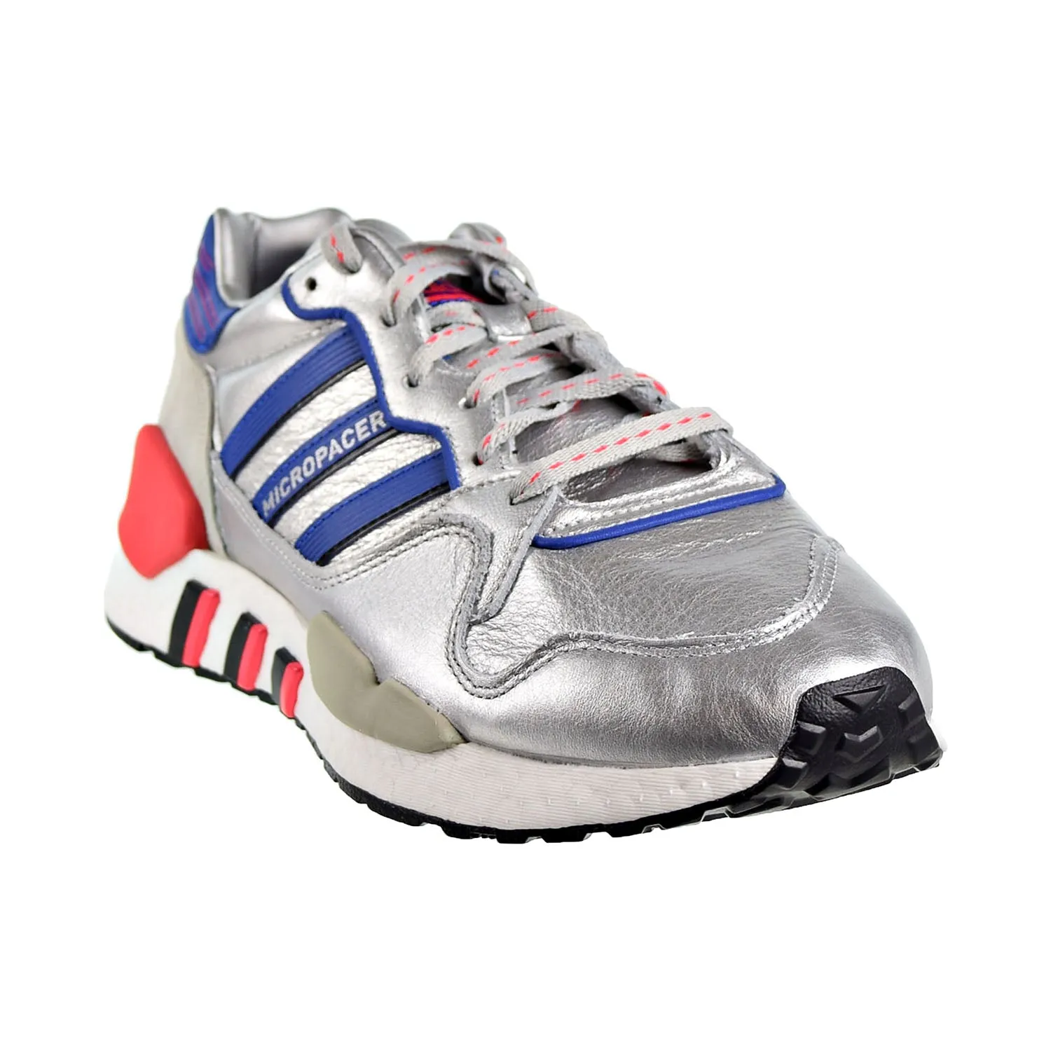 Adidas ZX930 X EQT Mens Shoes Silver Metallic/Power Blue/Shock Red