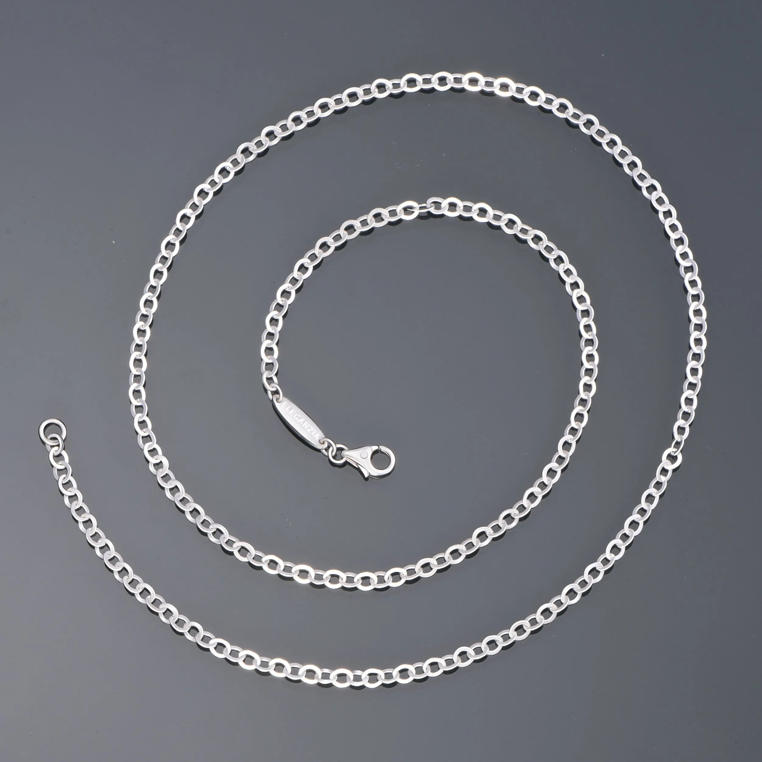 Adjustable Sterling Silver Necklace Chain for Men