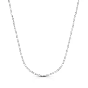 Adjustable Sterling Silver Necklace Chain for Men