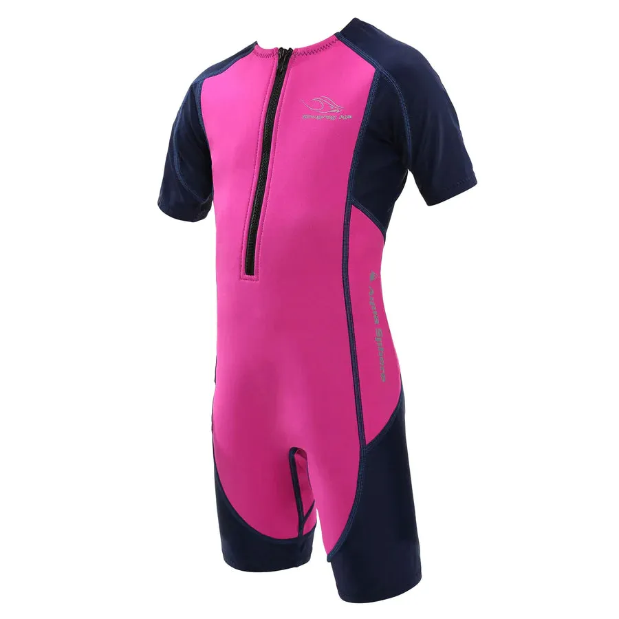 Aqua Sphere Junior's Stingray HP2 SS - Pink/Navy Blue