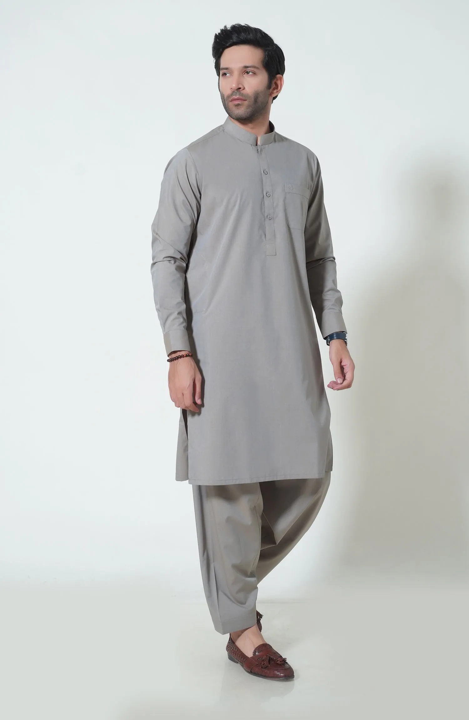 Basic Band Collar Shalwar Kameez