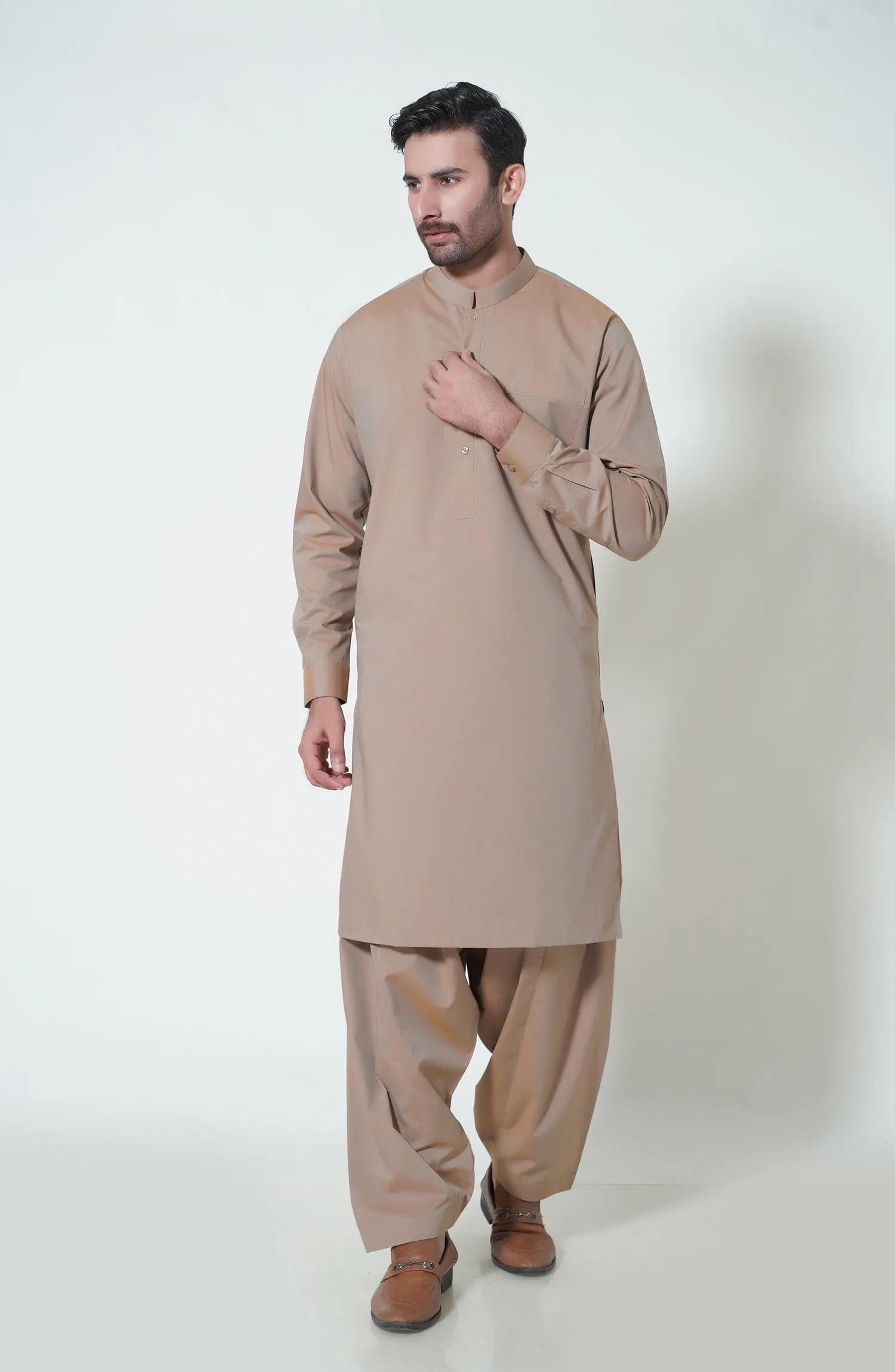 Basic Band Collar Shalwar Kameez