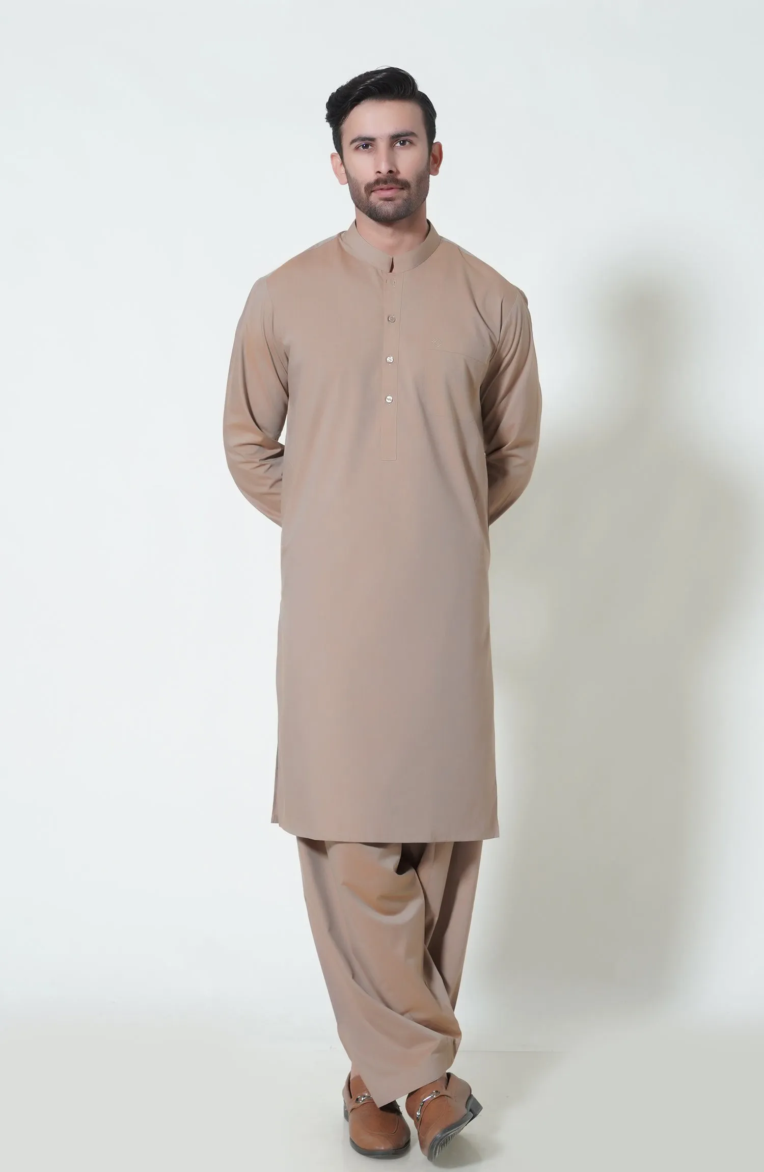 Basic Band Collar Shalwar Kameez