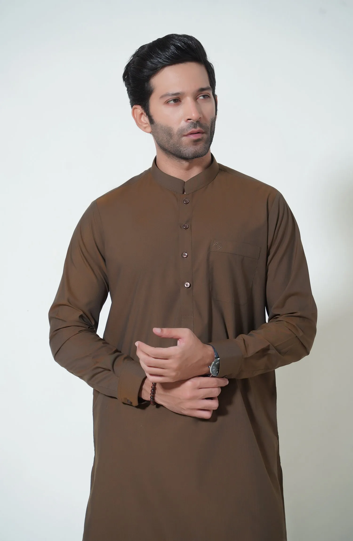 Basic Band Collar Shalwar Kameez