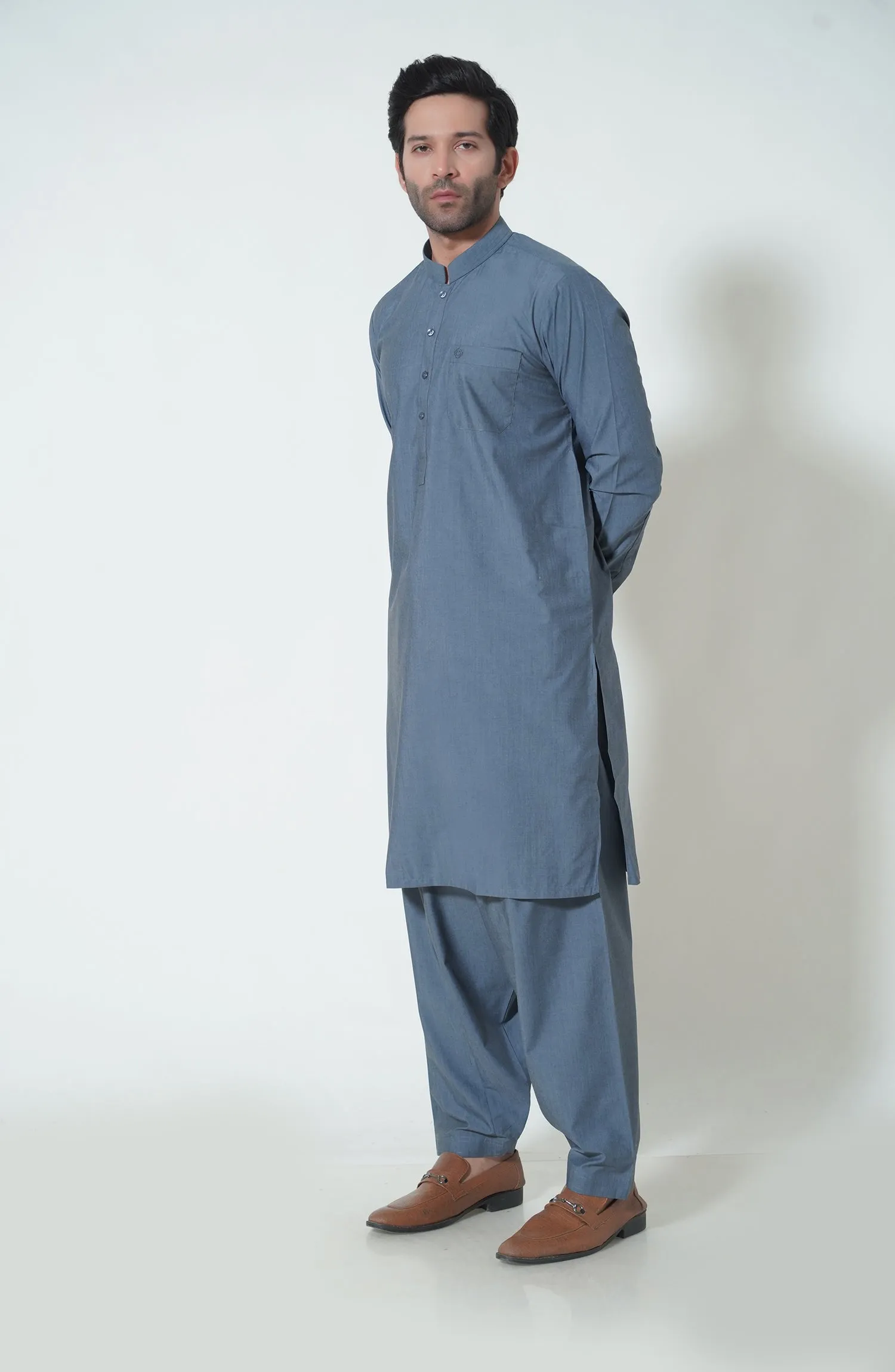 Basic Band Collar Shalwar Kameez