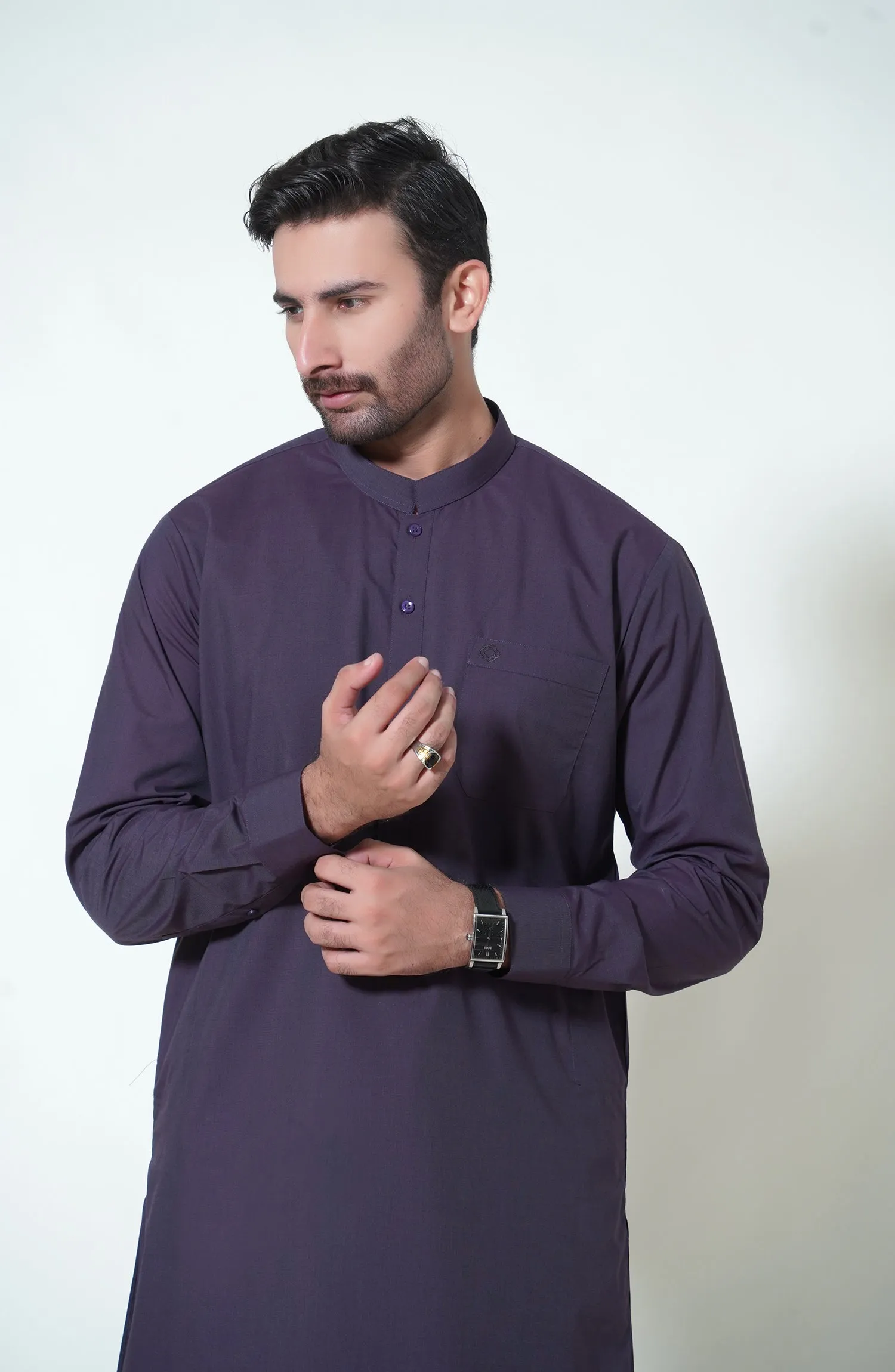 Basic Band Collar Shalwar Kameez