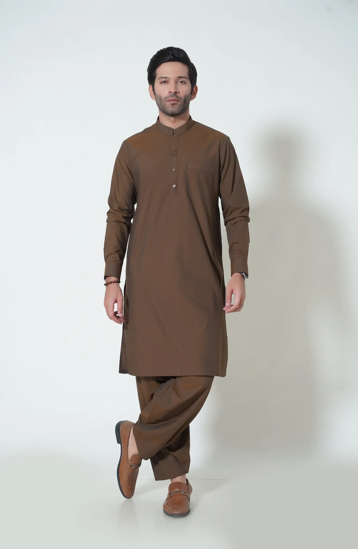 Basic Band Collar Shalwar Kameez