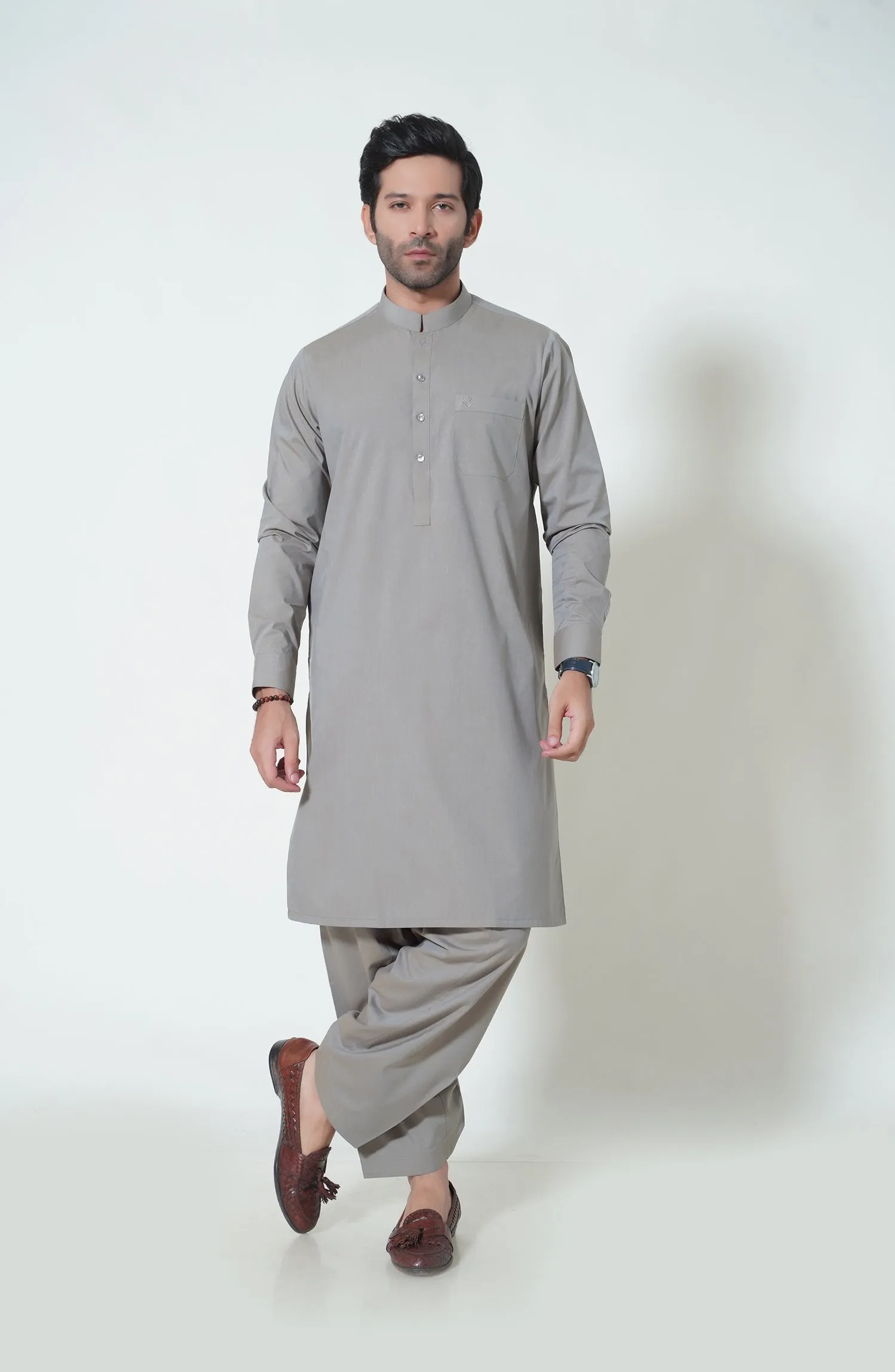 Basic Band Collar Shalwar Kameez