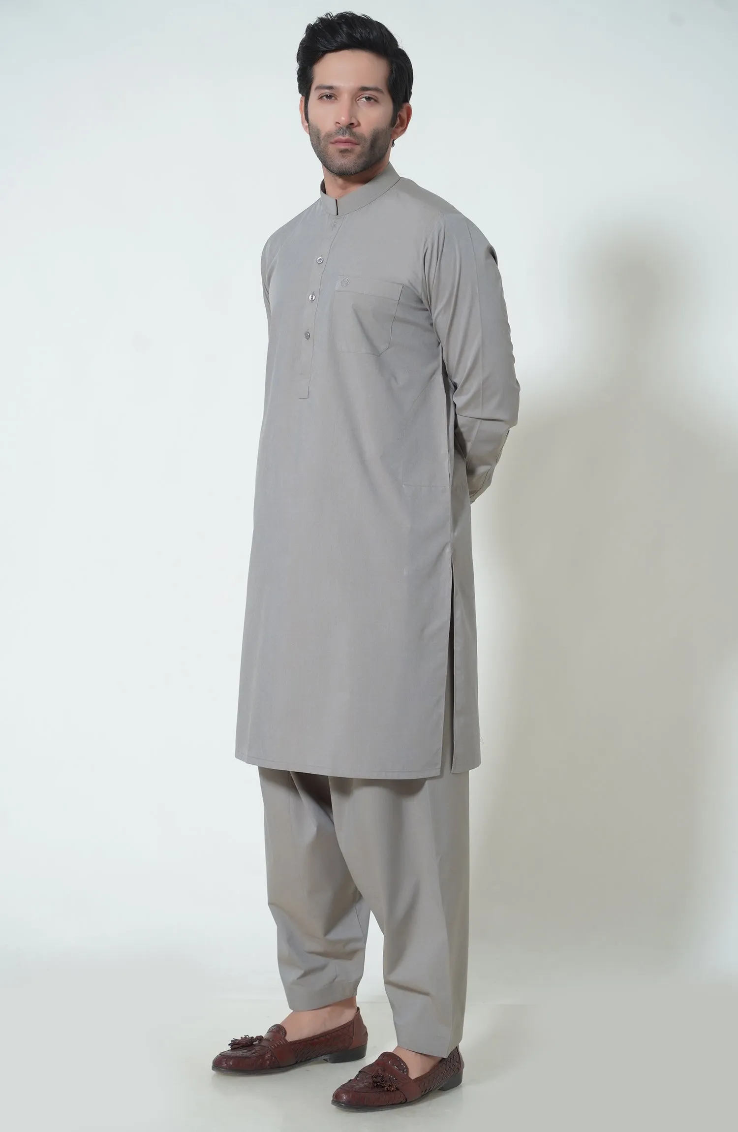 Basic Band Collar Shalwar Kameez