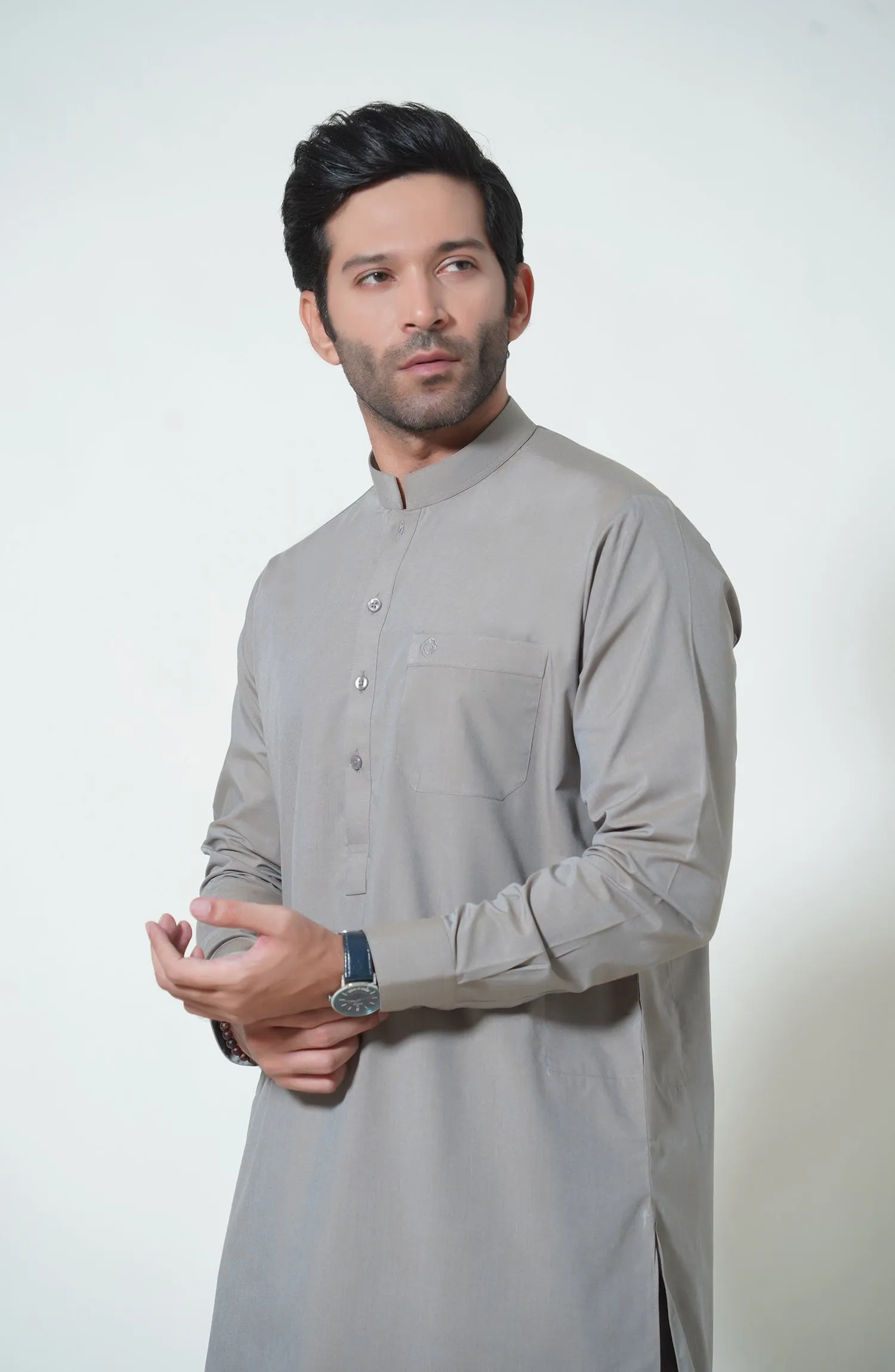 Basic Band Collar Shalwar Kameez