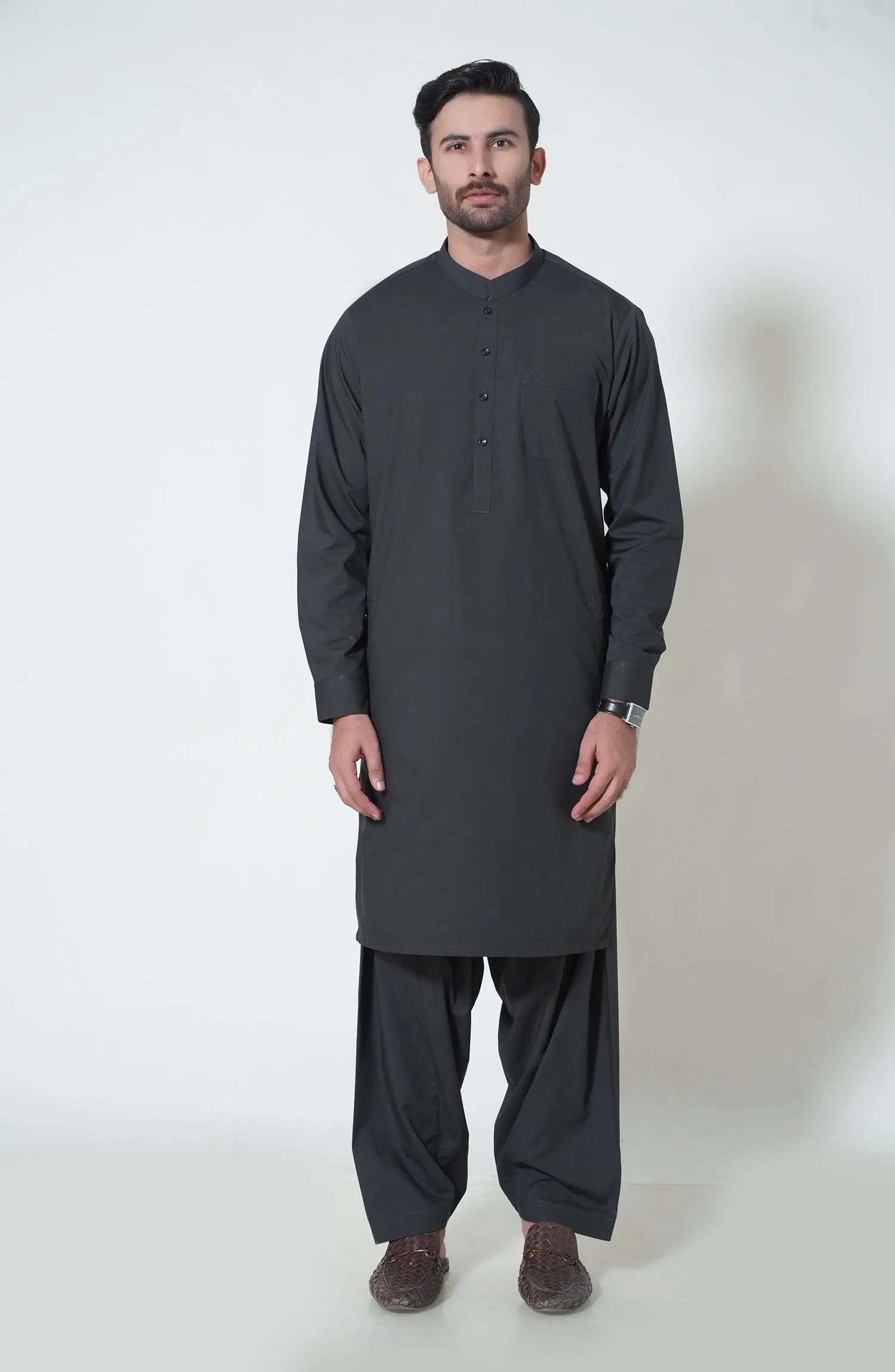 Basic Band Collar Shalwar Kameez