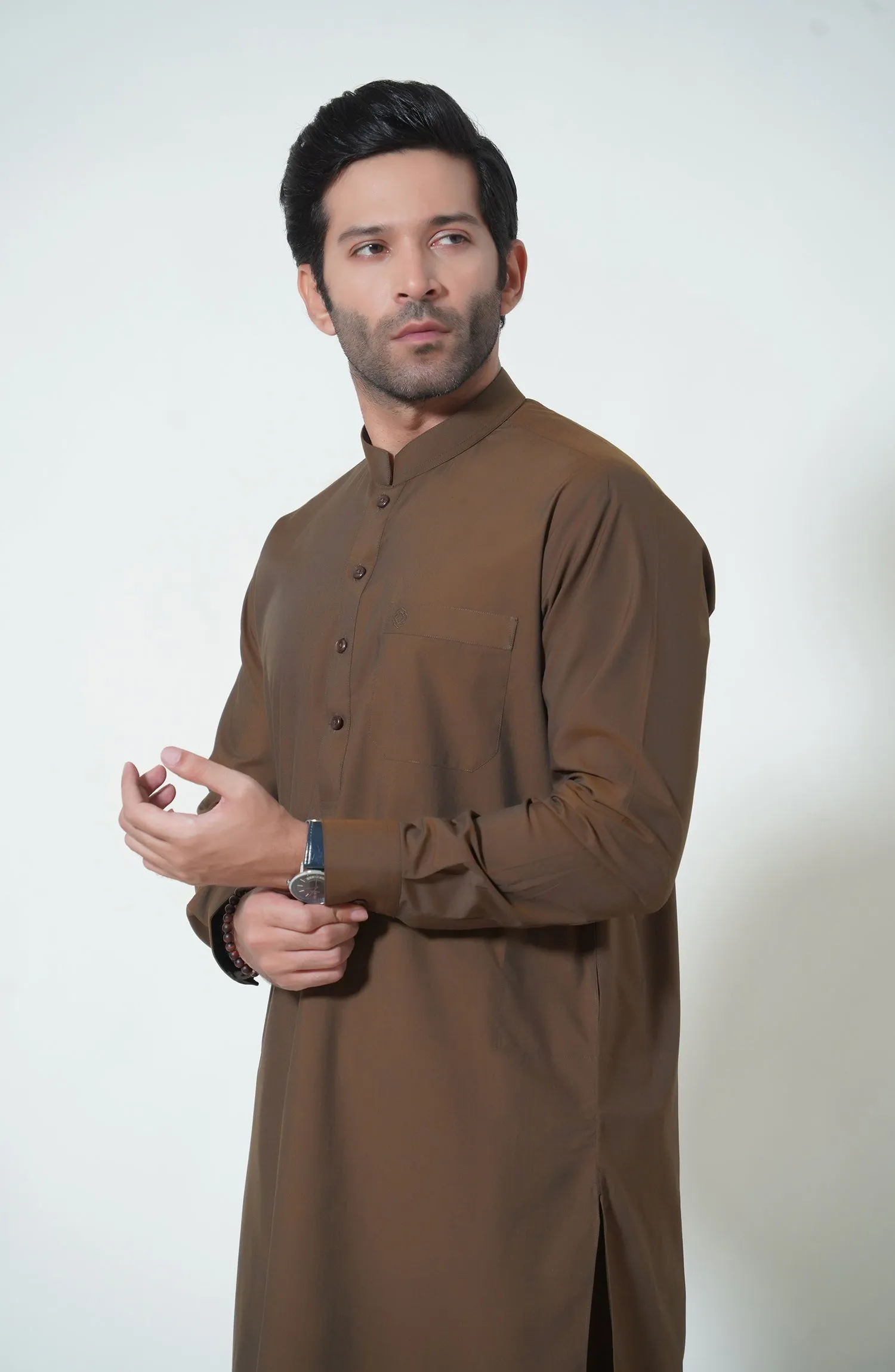 Basic Band Collar Shalwar Kameez