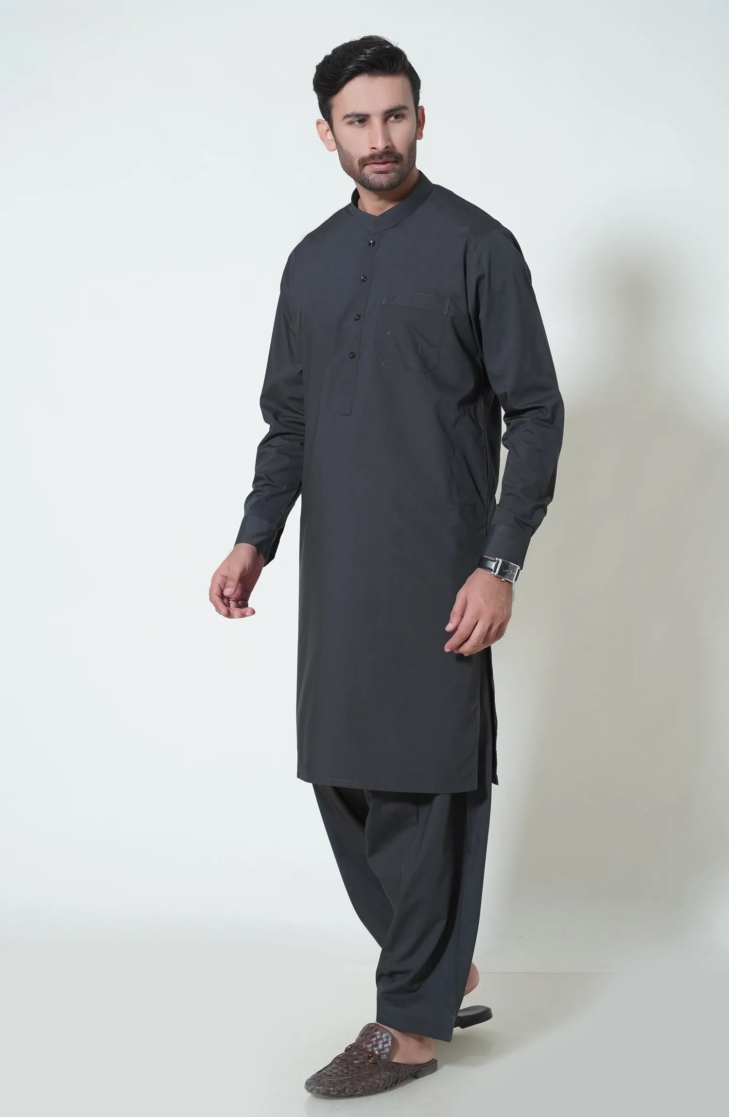 Basic Band Collar Shalwar Kameez