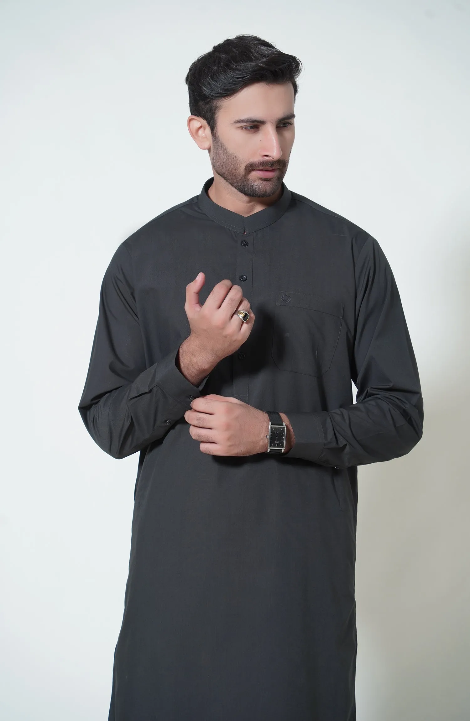 Basic Band Collar Shalwar Kameez