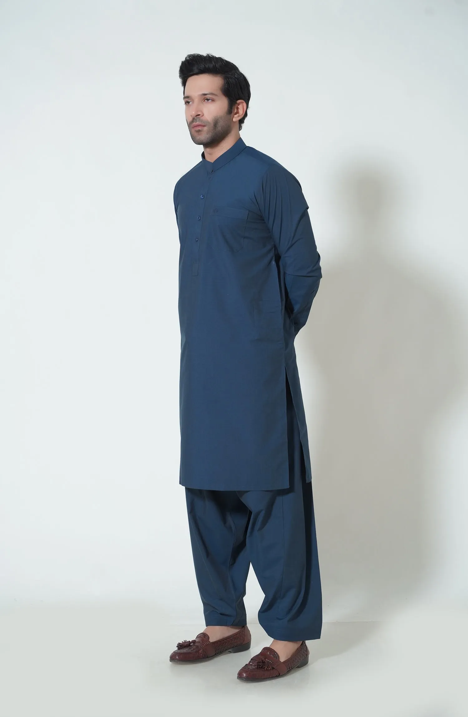 Basic Band Collar Shalwar Kameez