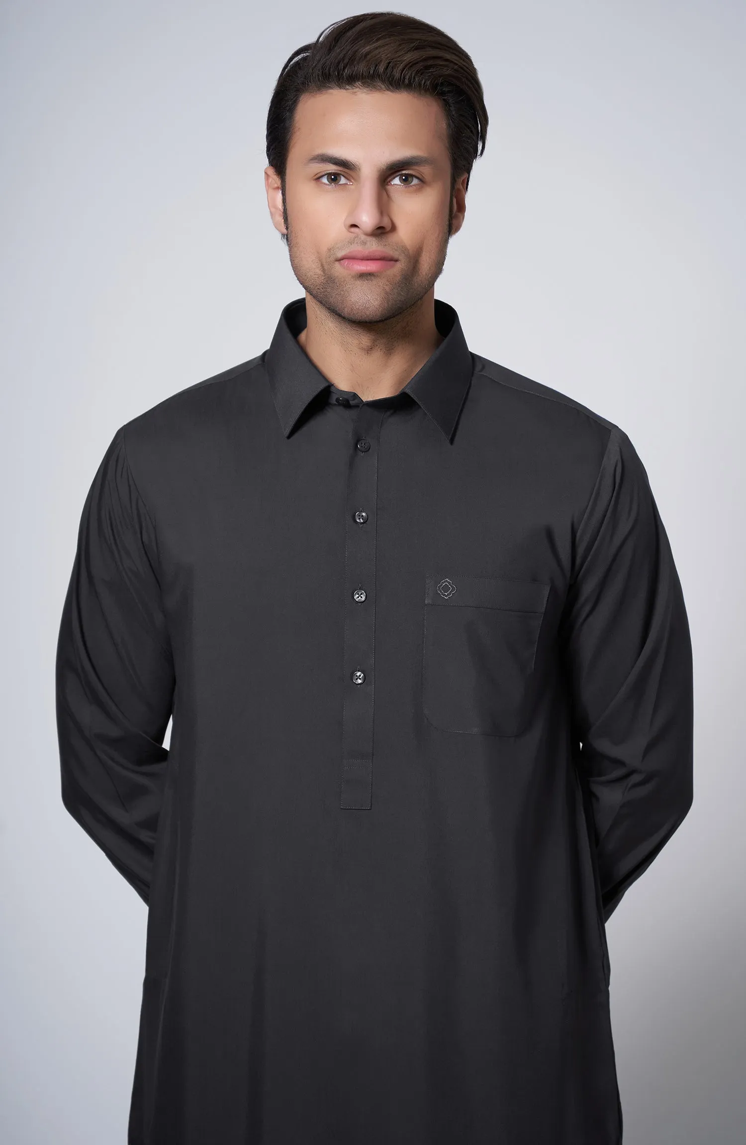 Basic Shirt Collar Kameez Shalwar