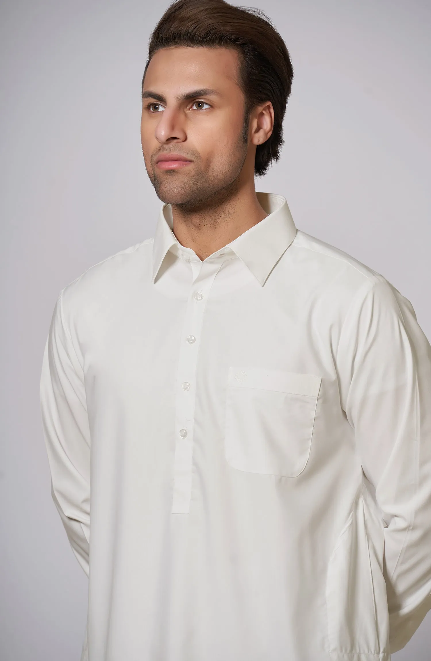 Basic Shirt Collar Kameez Shalwar