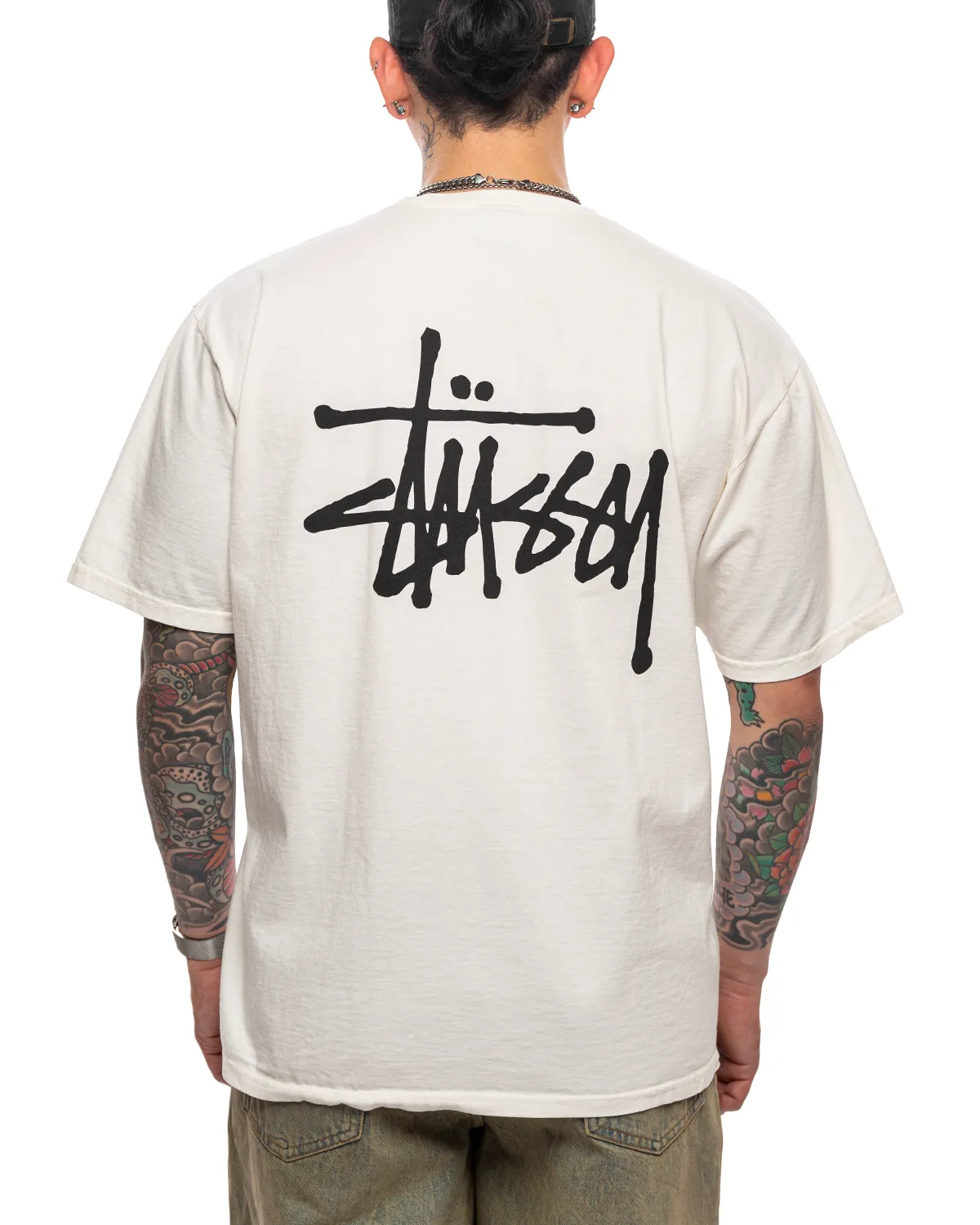 Basic Stussy Pigment Dyed Tee 'Natural'