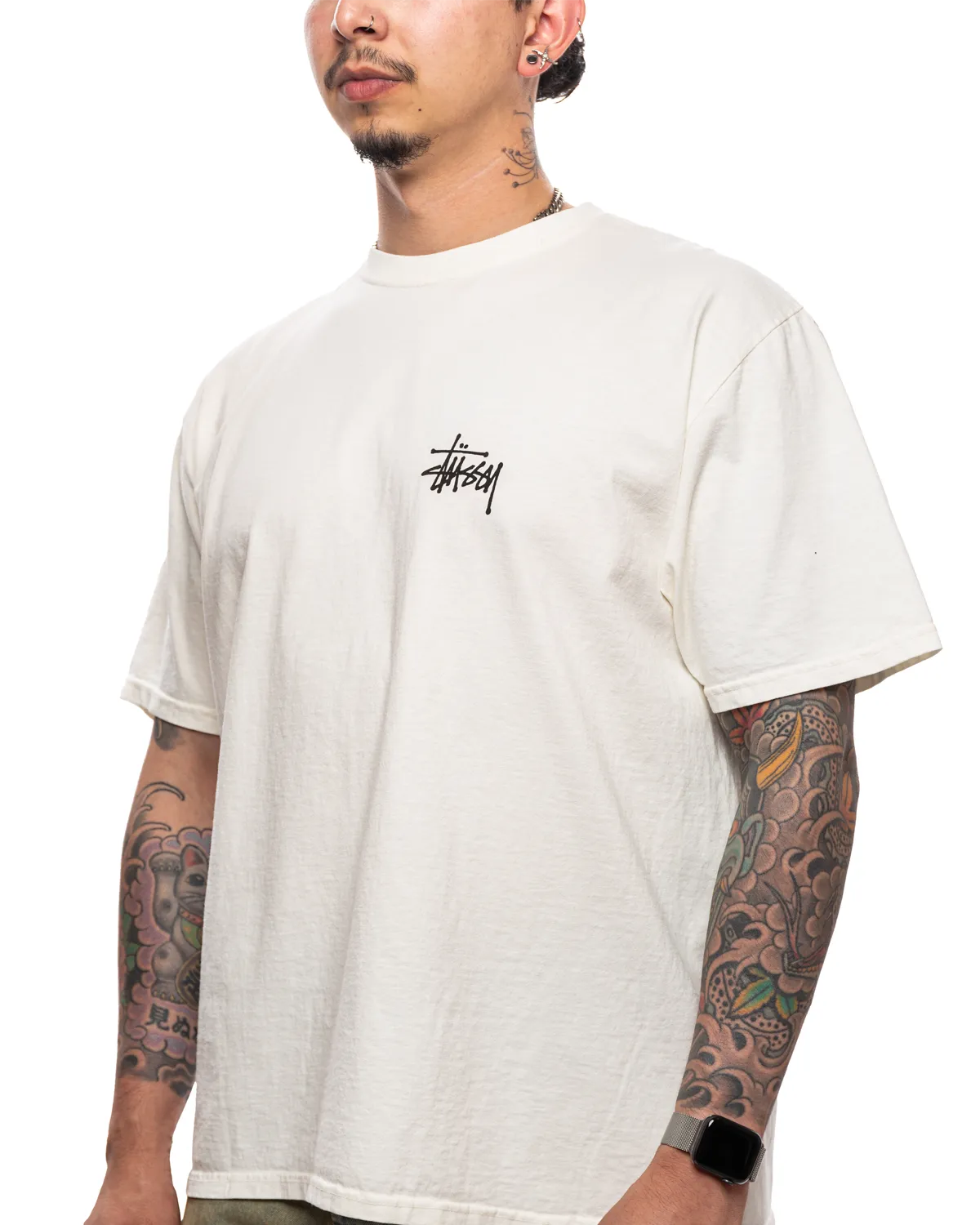 Basic Stussy Pigment Dyed Tee 'Natural'