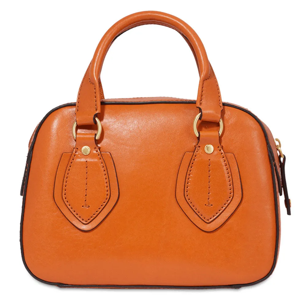 Bauletto Donna THE BRIDGE linea Daphne in Pelle Arancione