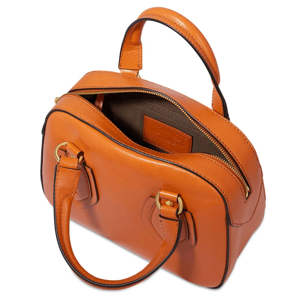 Bauletto Donna THE BRIDGE linea Daphne in Pelle Arancione