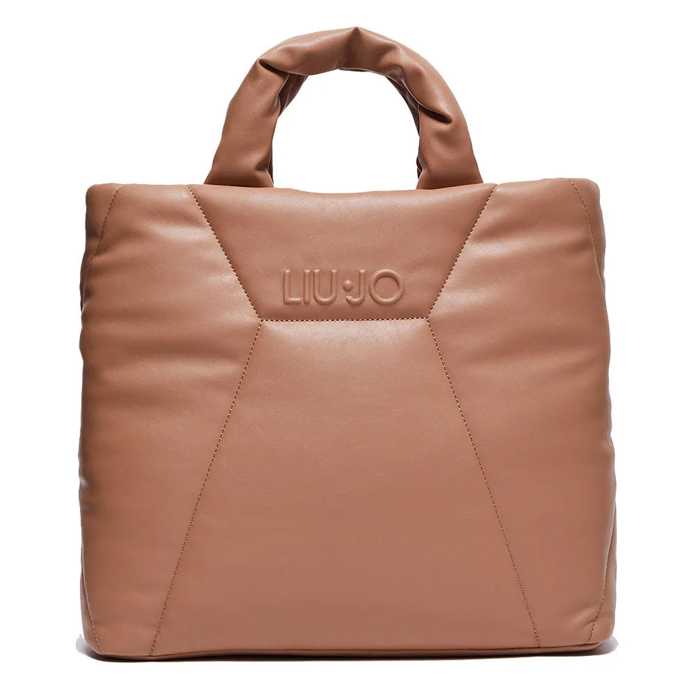 Borsa Donna a Mano con Tracolla LIU JO linea Bold Trapuntata color Tan