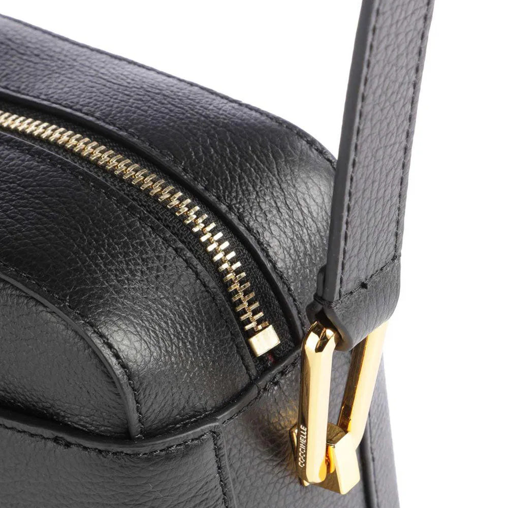 Borsa Donna a Tracolla COCCINELLE in Pelle linea Liya colore Nero