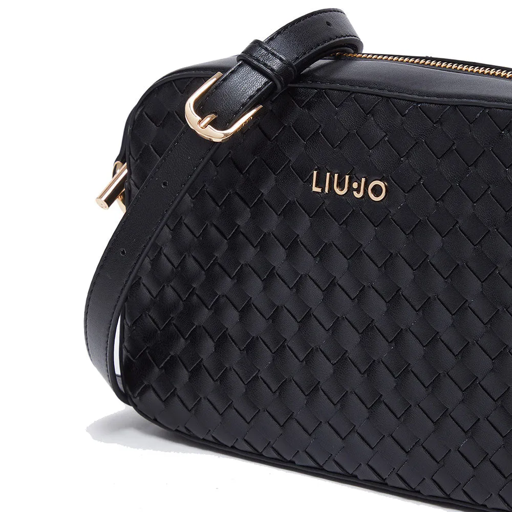 Borsa Donna a Tracolla LIU JO Intrecciata colore Nero