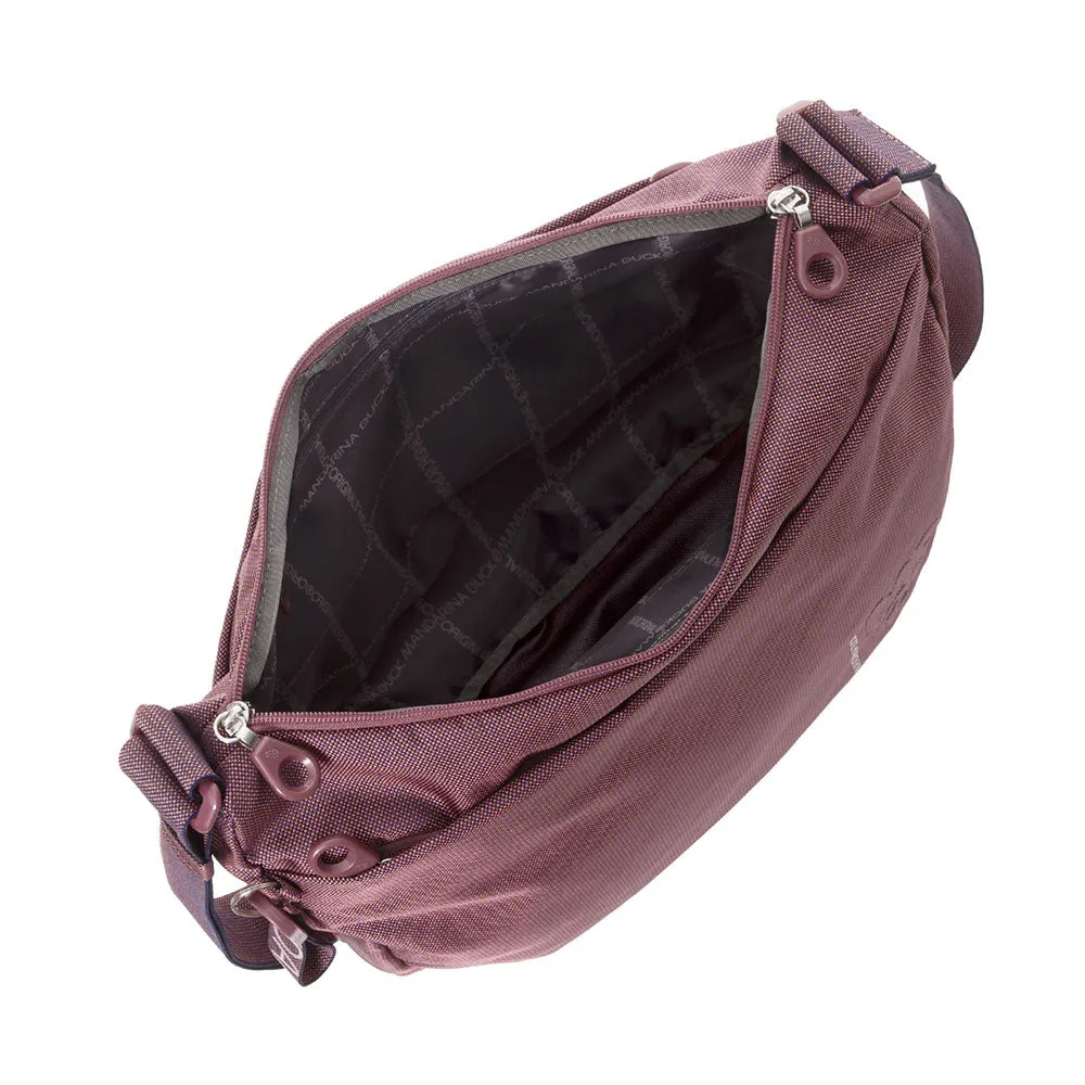 Borsa Donna a Tracolla Mandarina Duck in Tessuto colore Windsor Wine Linea MD20