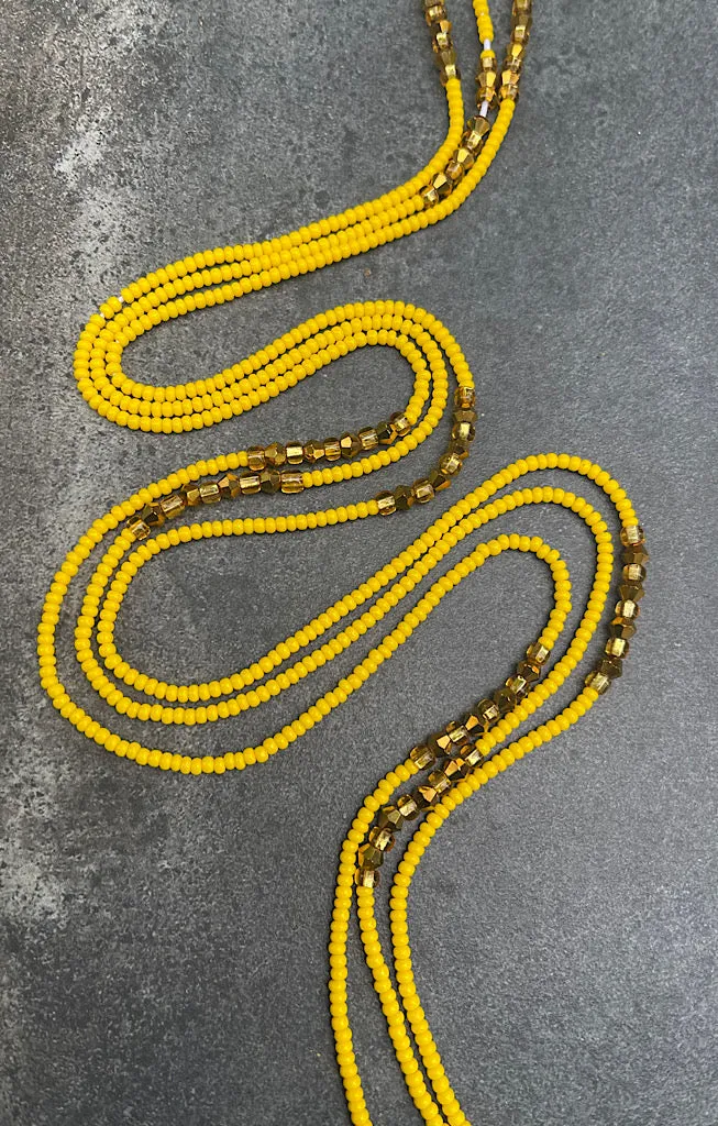 Canary Gold Waist Beads