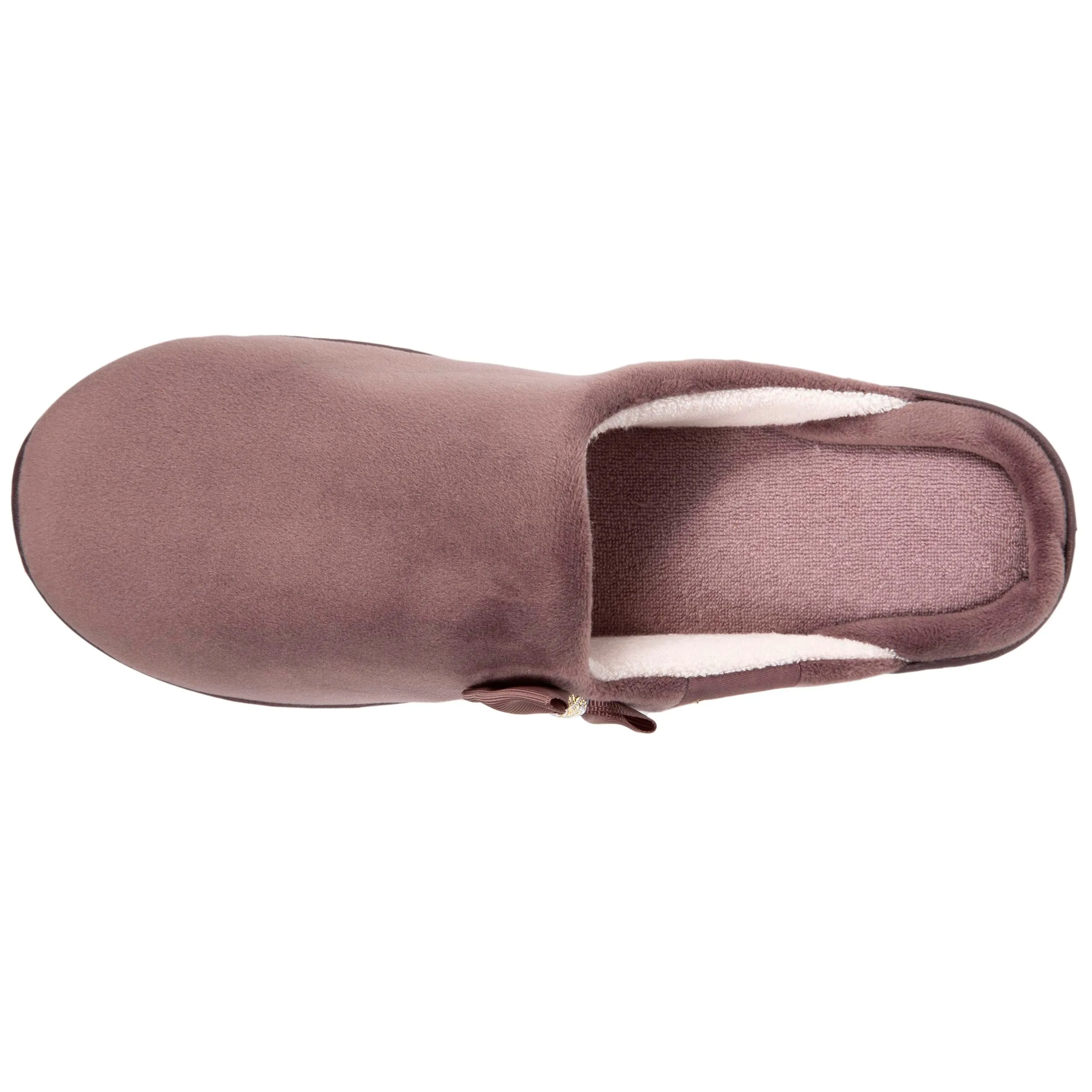 Chaussons mules talon Femme Taupe