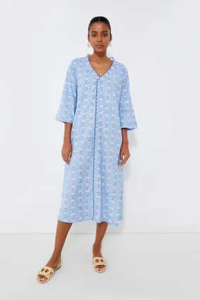 Cornflower Blue Cote D'Azur Caftan