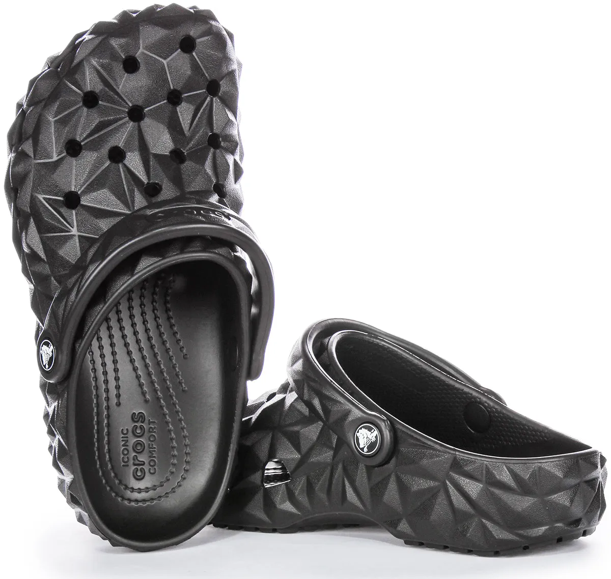 Crocs Classic Geometric Clog In Black