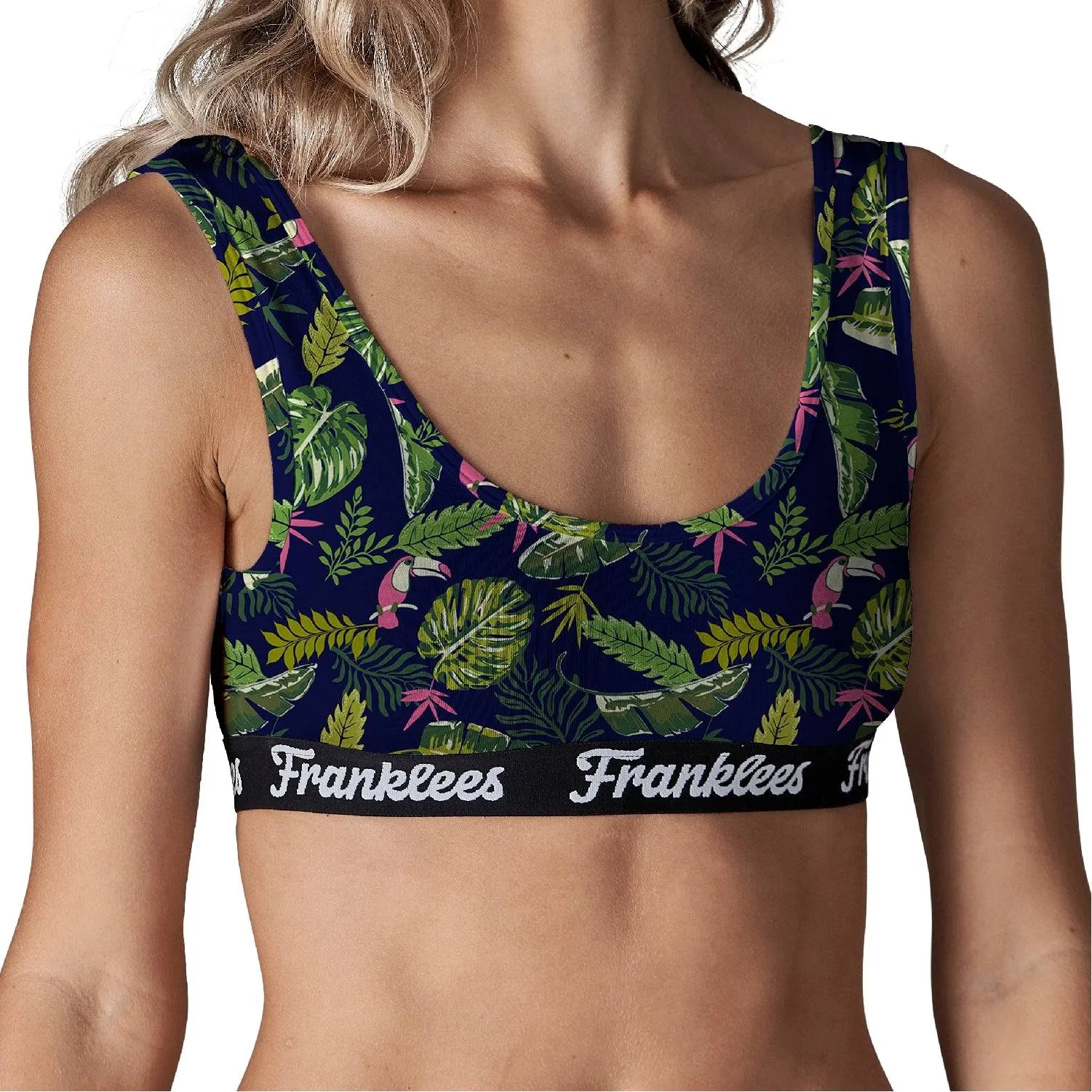 Crop Top | Soft Cotton | Tropic