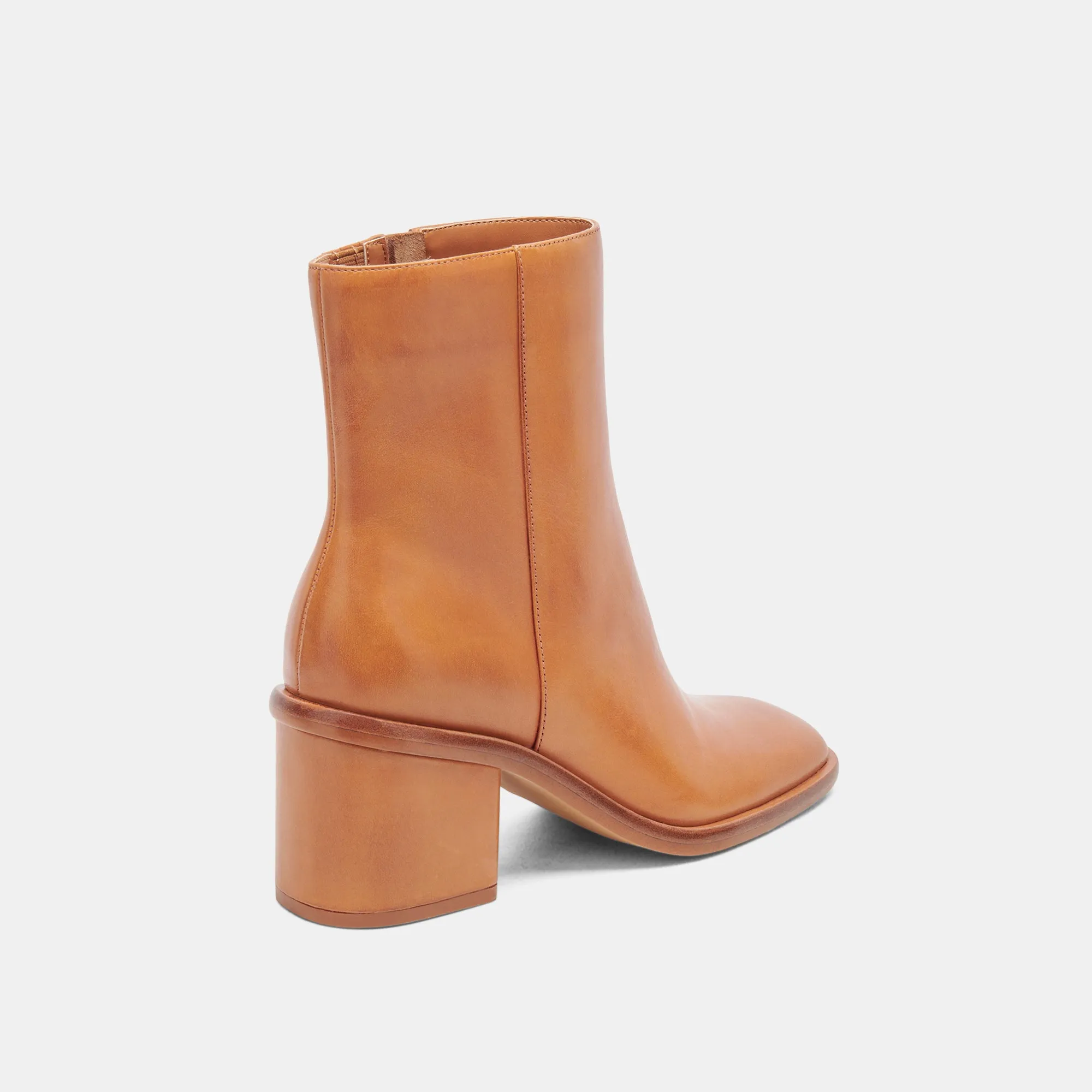 DAPPER BOOTIES TAN LEATHER