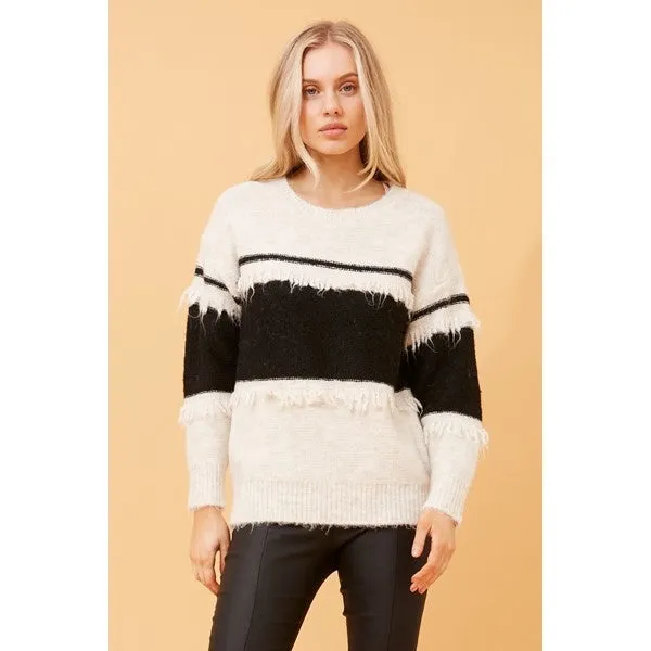 EBERTA FRINGE DETAIL KNIT JUMPER