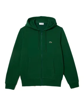 Felpa Uomo Lacoste Basic Logo Verde