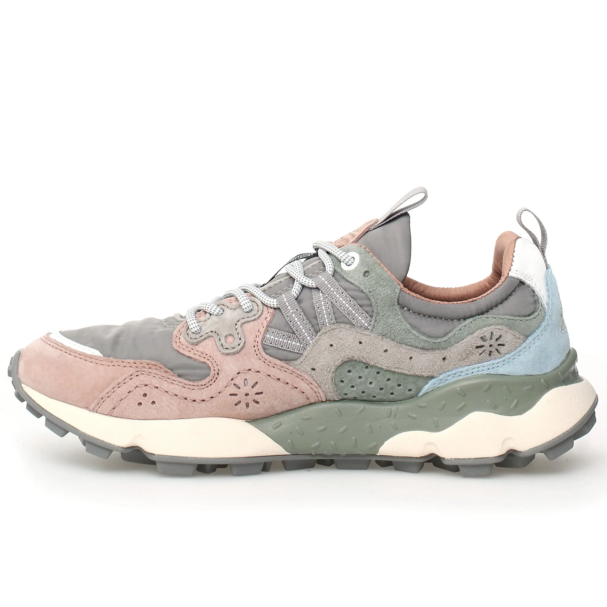 Flower Mountain Yamano 3 Trainers - Pink / Grey