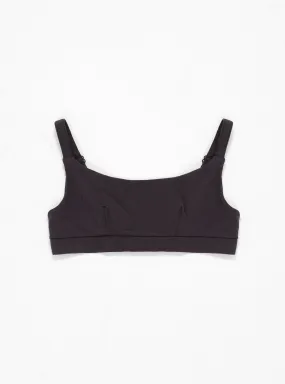 Full Crop Top Charcoal