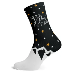 Go Out and Paint The Stars Socks for Small Feet