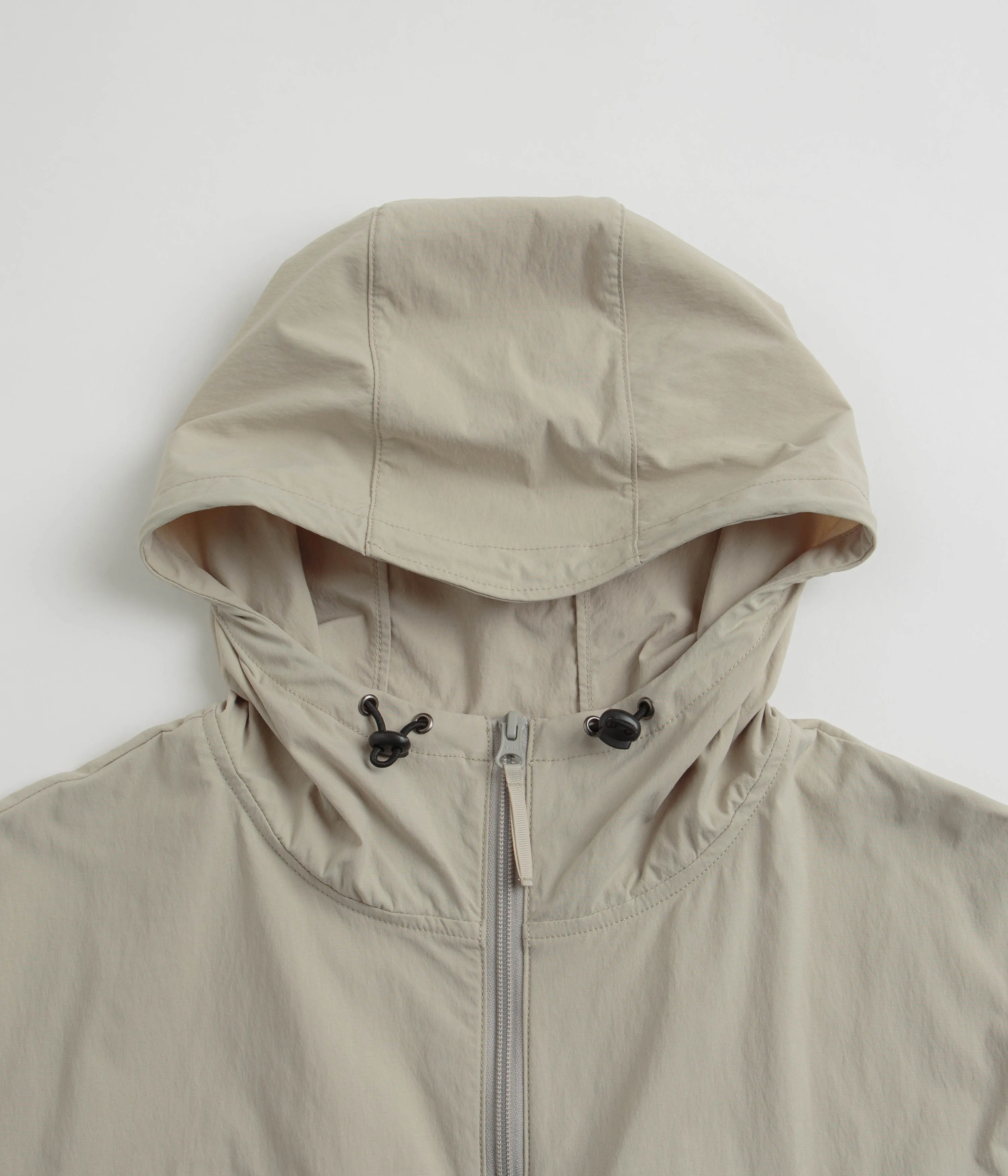 Gramicci Softshell Nylon Hooded Jacket - Stone Grey