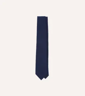 Indigo Pure Cashmere Solid Tipped Tie