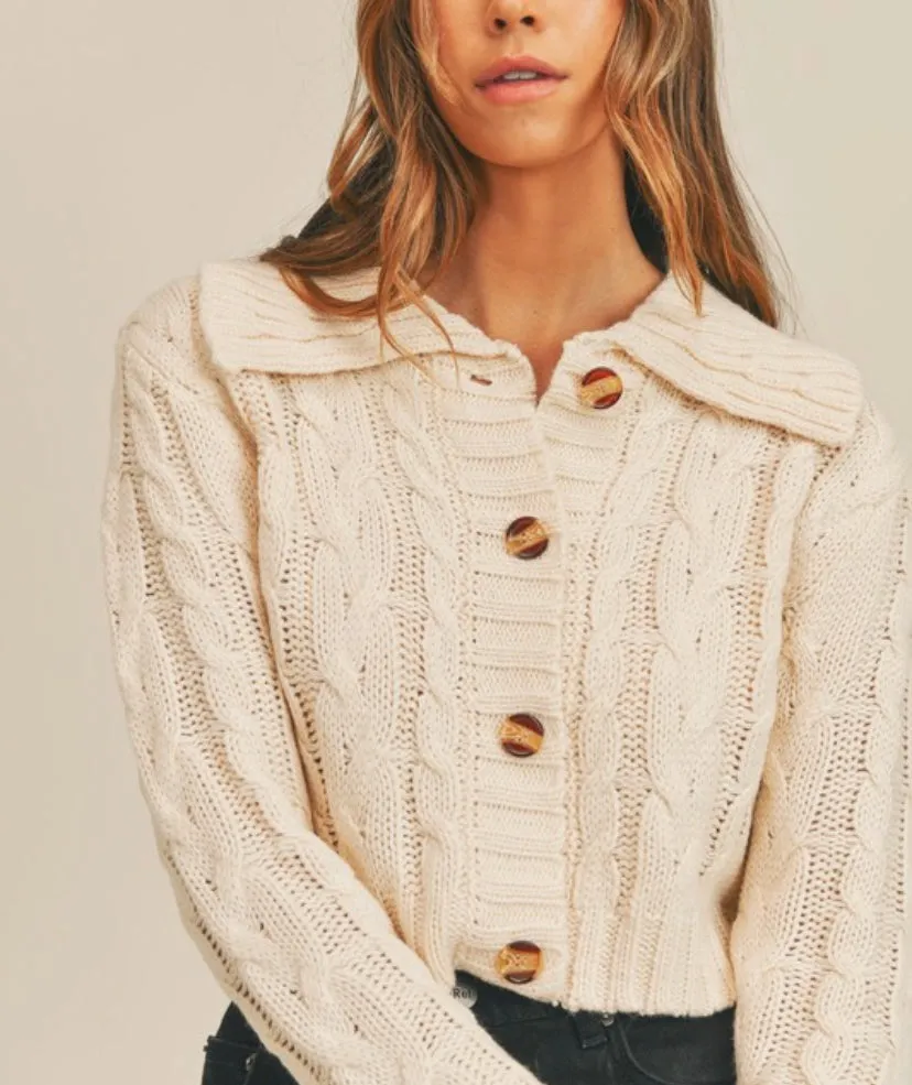 Jenna crop cardigan