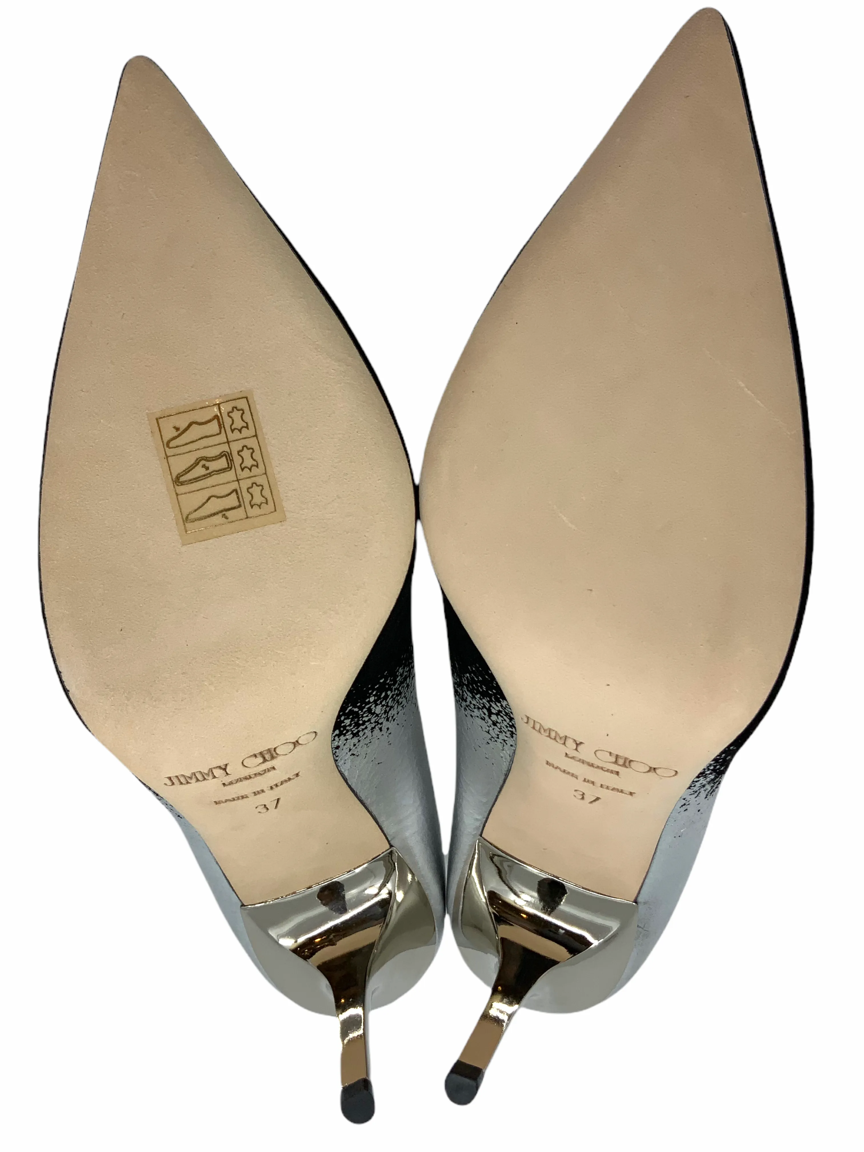 Jimmy Choo Agnes Mirror Point Toe Pump Size 7 NEW