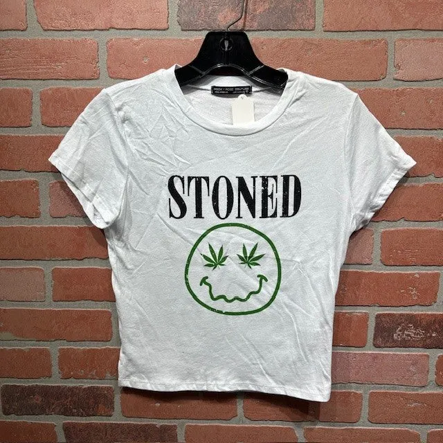 Jr Crop Top - Smile Stoned