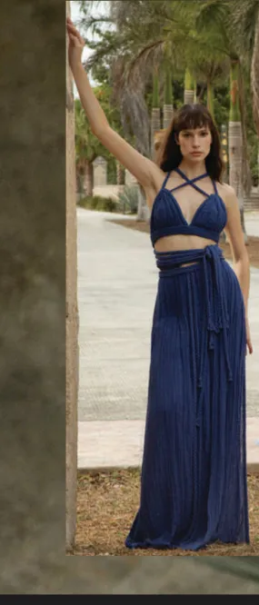 Kasia Kulenty - Gisella Maxi Set  - Cobalt