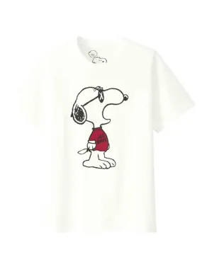 KAWS x Uniqlo x Peanuts Joe Kaws Yawn Tee White (Japanese Sizing)